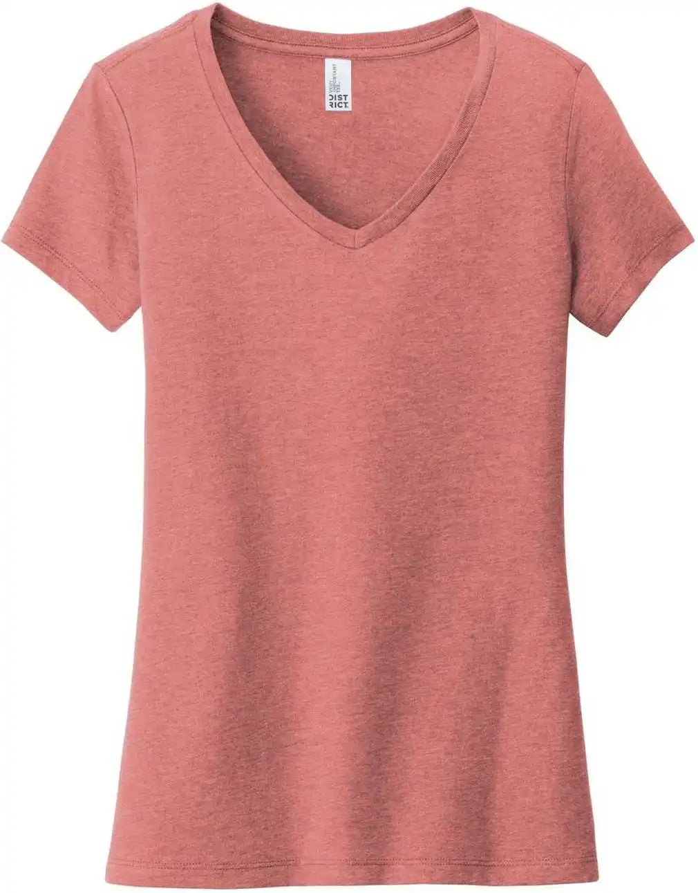 District Dt6503 Women’s Very Important Tee v Neck Blush Frost