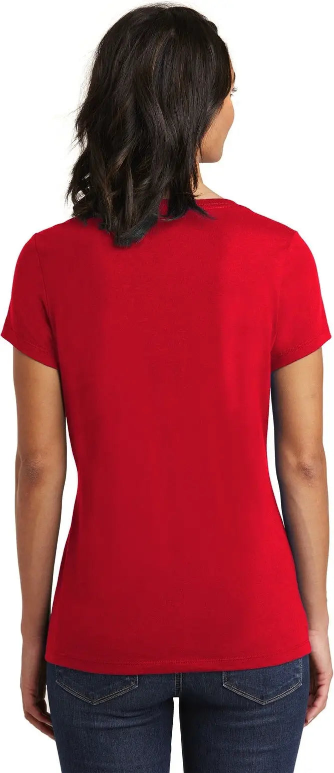District Dt6503 Women’s Very Important Tee V-neck - Classic Red