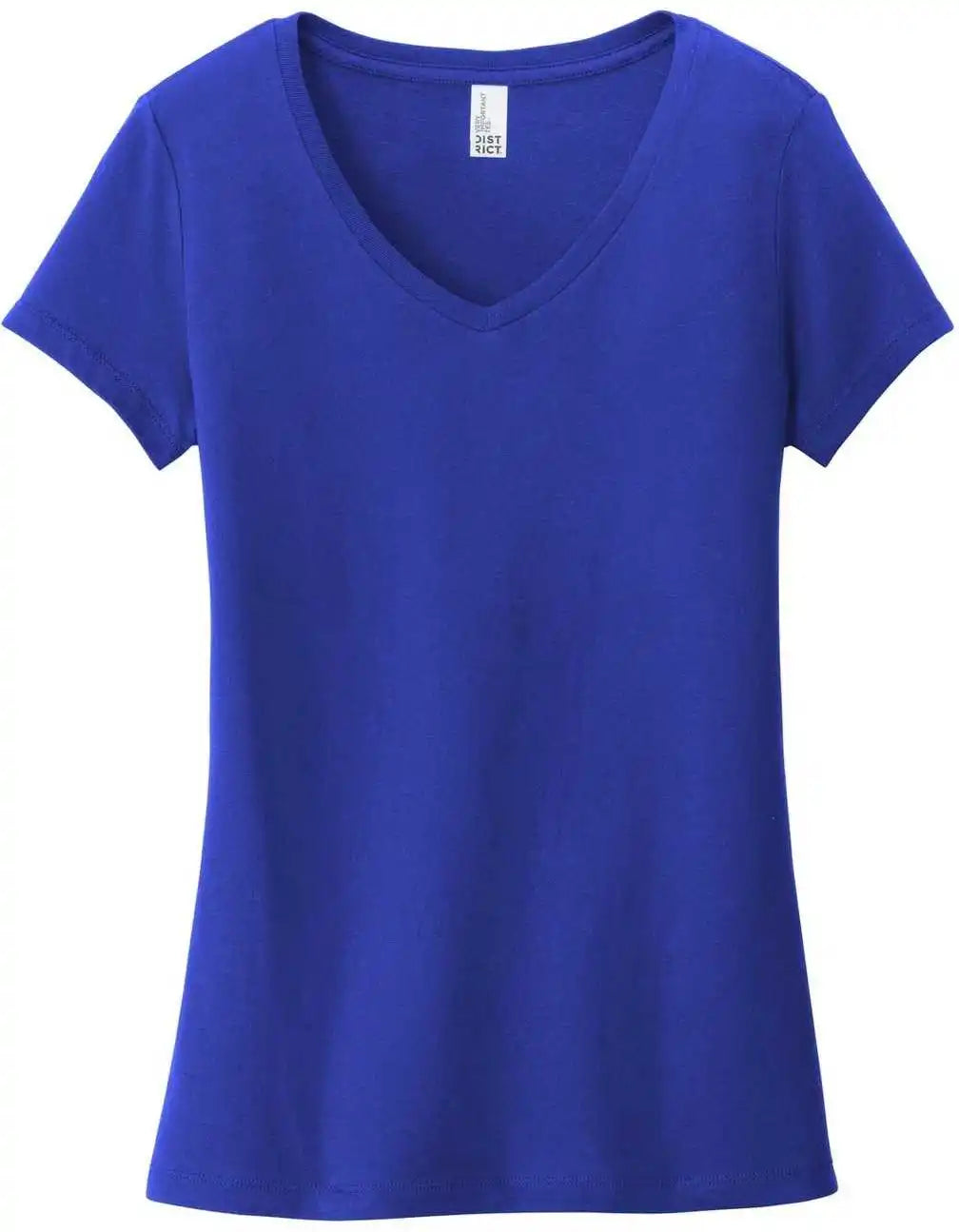 District Dt6503 Women’s Very Important Tee v Neck Deep Royal