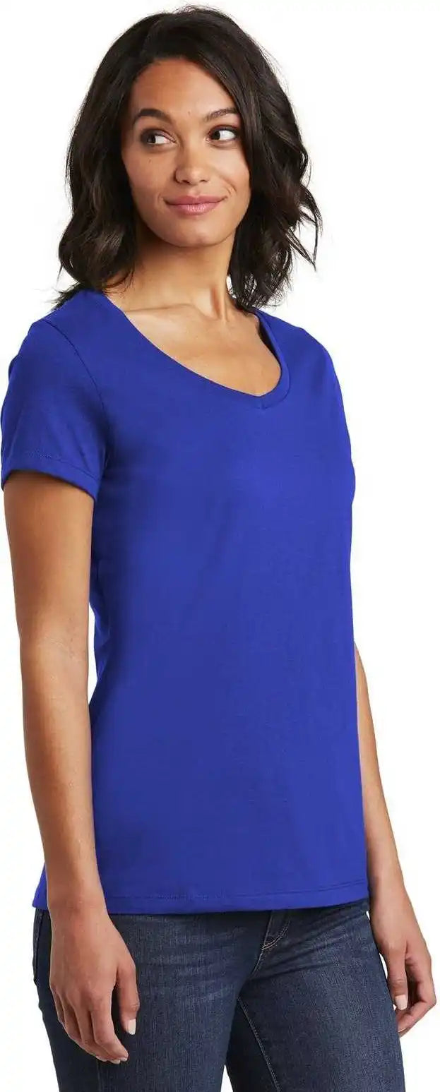 District Dt6503 Women’s Very Important Tee v Neck Deep Royal