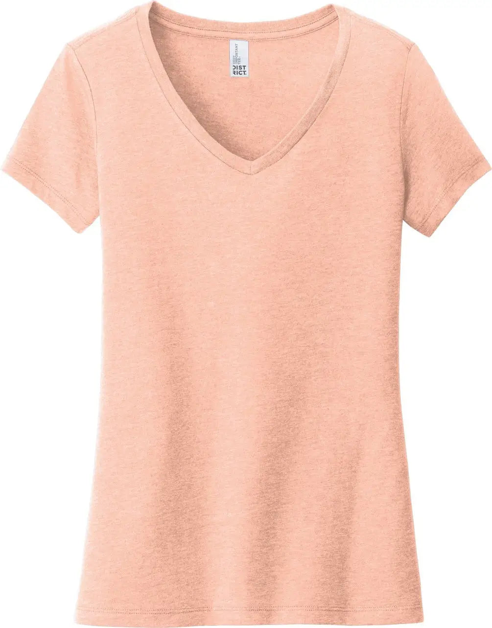 District Dt6503 Women’s Very Important Tee V-neck - Dusty Peach