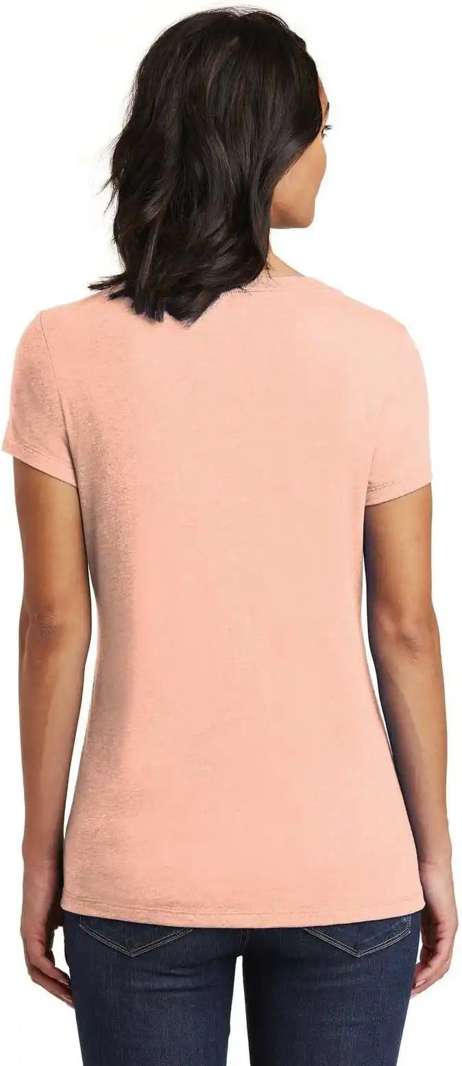 District Dt6503 Women’s Very Important Tee V-neck - Dusty Peach