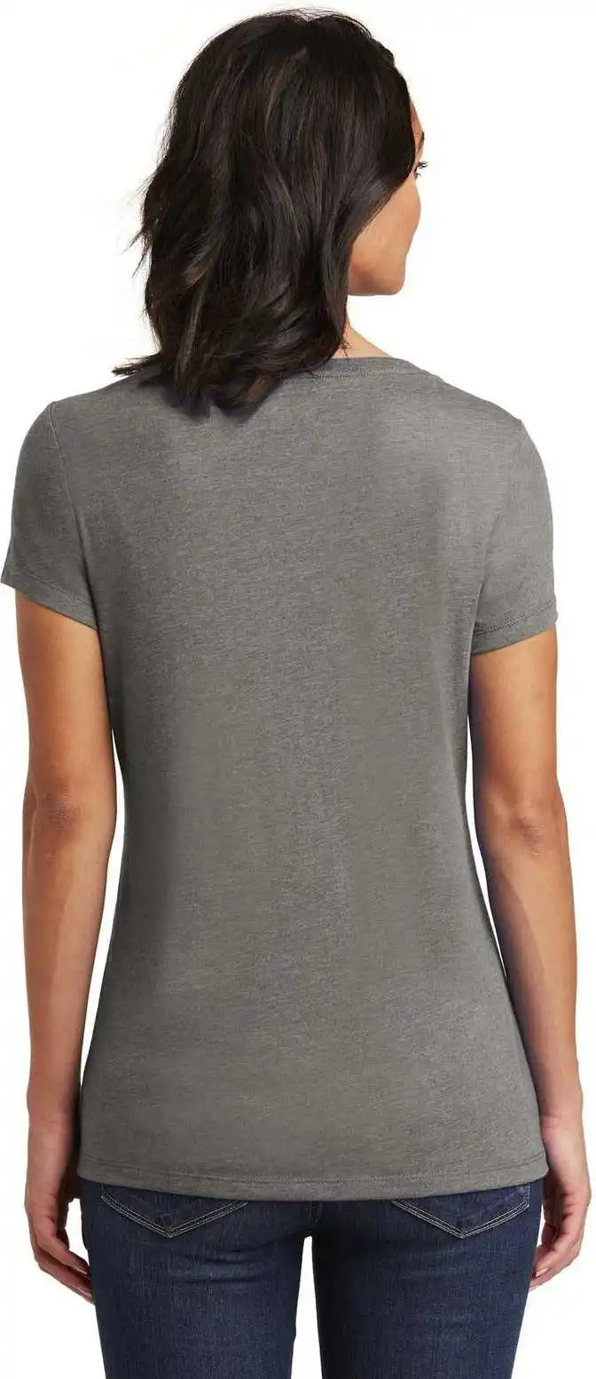 District Dt6503 Women’s Very Important Tee V-neck - Gray Frost