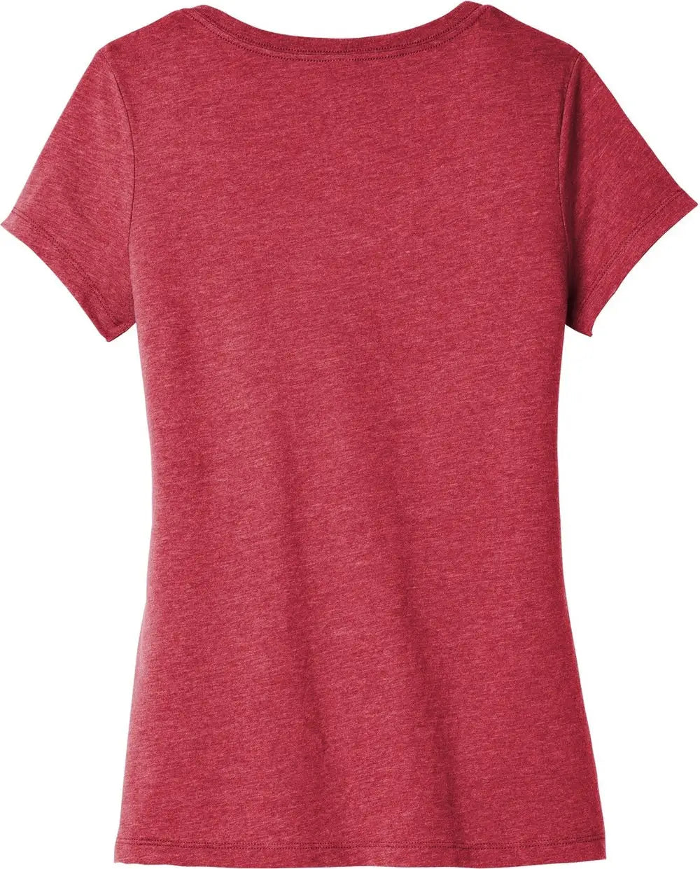 District Dt6503 Women’s Very Important Tee V-neck - Heathered Red