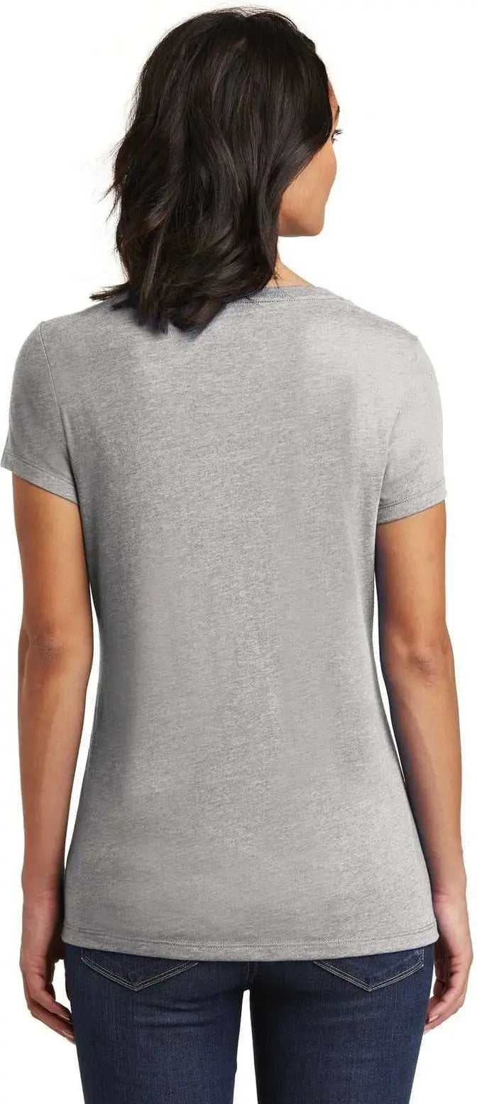 District Dt6503 Women’s Very Important Tee V-neck - Light Heather Gray