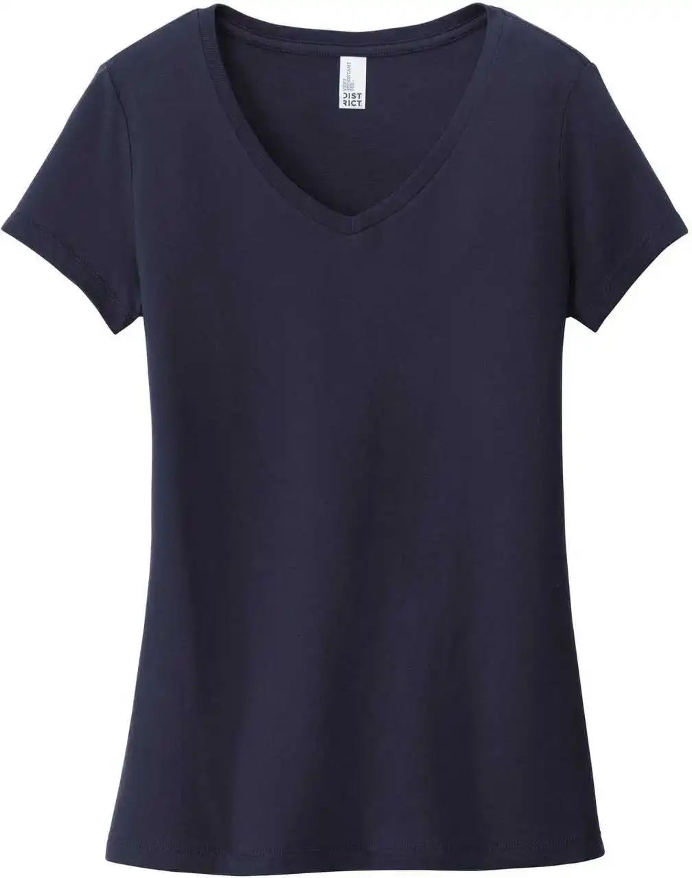 District Dt6503 Women’s Very Important Tee v Neck New Navy