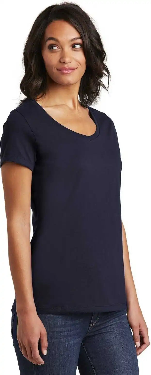 District Dt6503 Women’s Very Important Tee v Neck New Navy