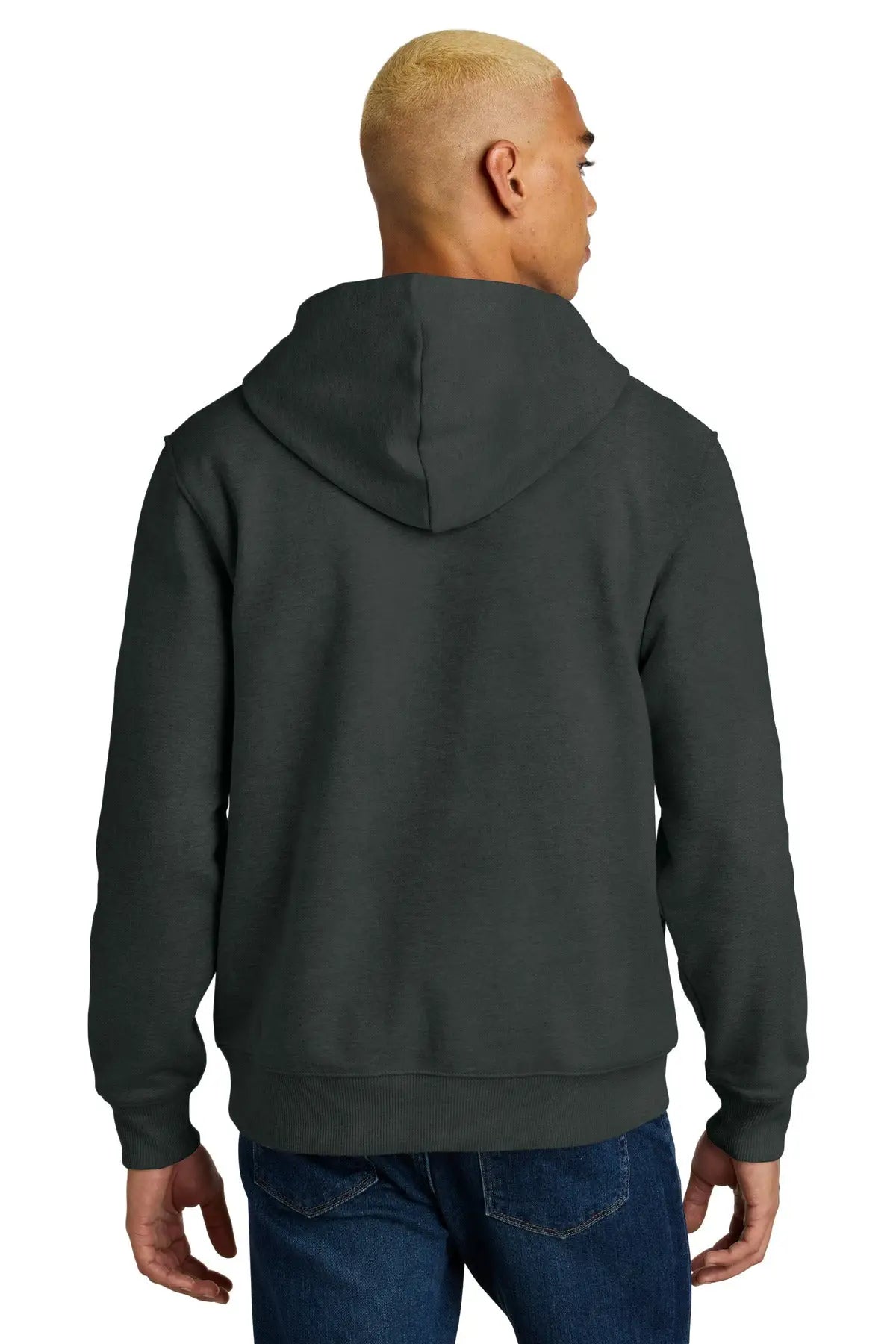 District Dt6600 V.i.t. Super Heavyweight Fleece Hoodie - Charcoal