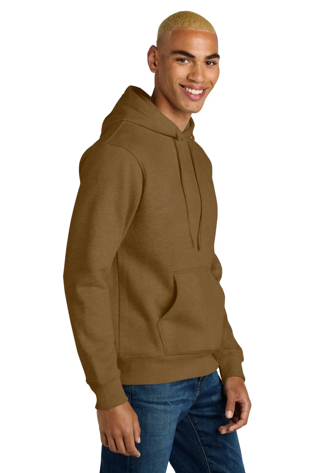 District Dt6600 V.i.t. Super Heavyweight Fleece Hoodie - Duck Brown