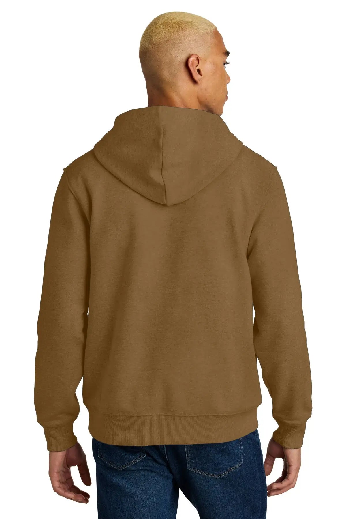 District Dt6600 V.i.t. Super Heavyweight Fleece Hoodie - Duck Brown