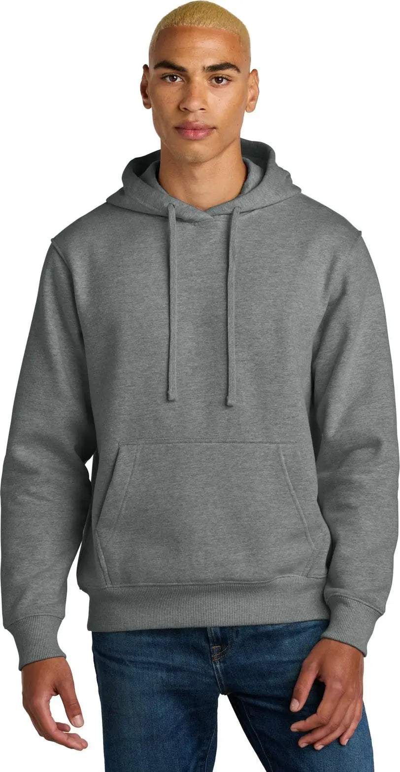 District Dt6600 V.i.t. Super Heavyweight Fleece Hoodie - Gray Frost - Adult Xs