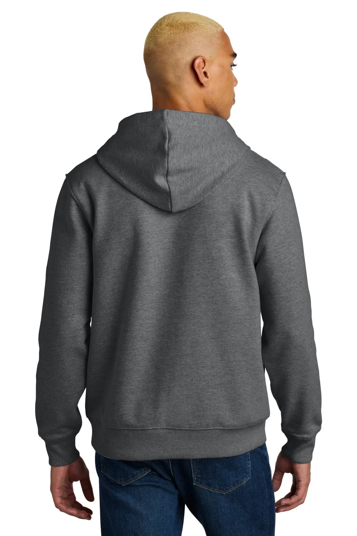 District Dt6600 V.i.t. Super Heavyweight Fleece Hoodie - Heathered Charcoal