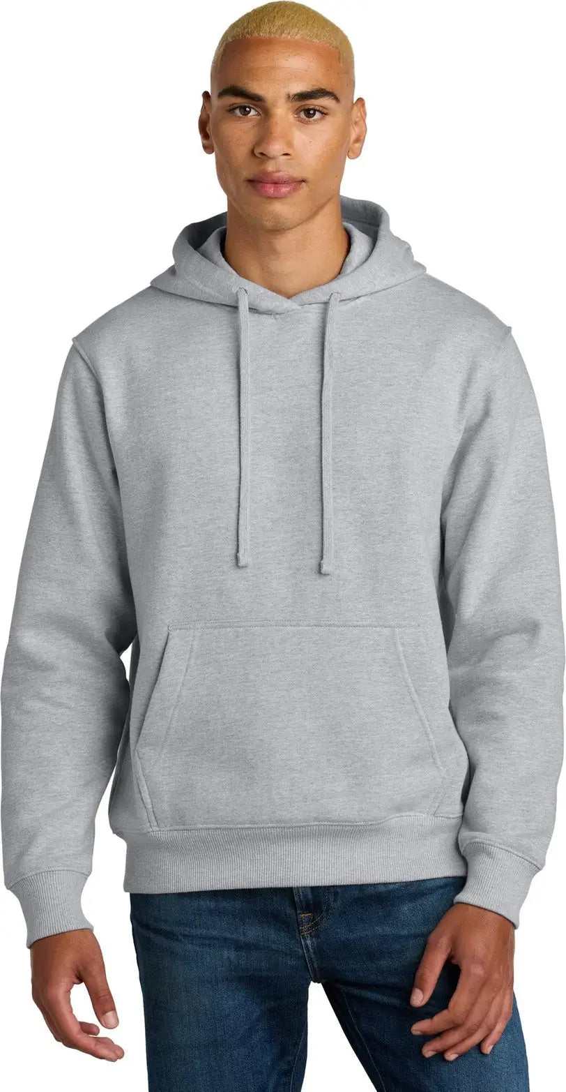 District Dt6600 V.i.t. Super Heavyweight Fleece Hoodie - Light Heather Gray - Adult Xs