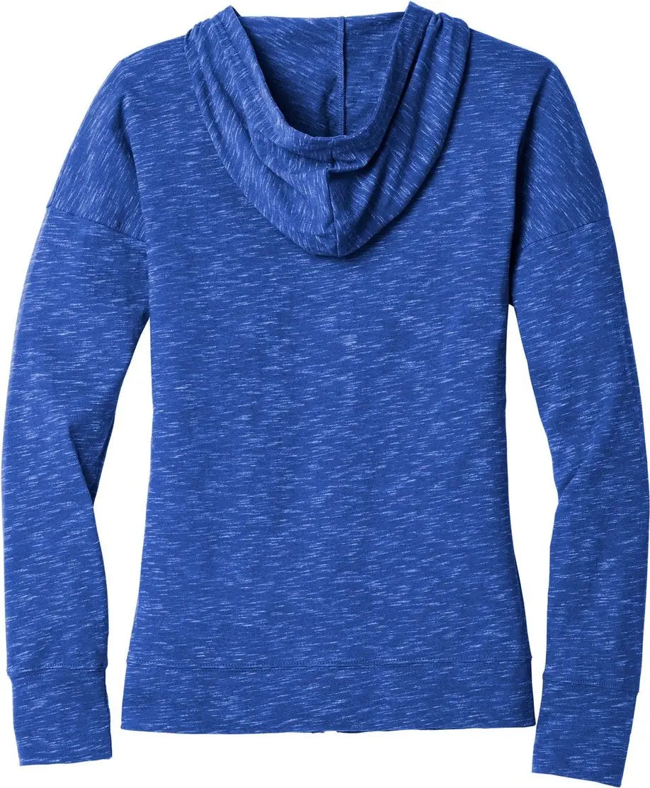 District Dt665 Women’s Medal Full-zip Hoodie - Deep Royal - Ladies Xs