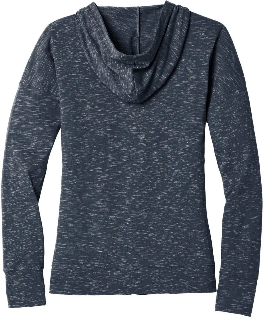 District Dt665 Women’s Medal Full-zip Hoodie - New Navy