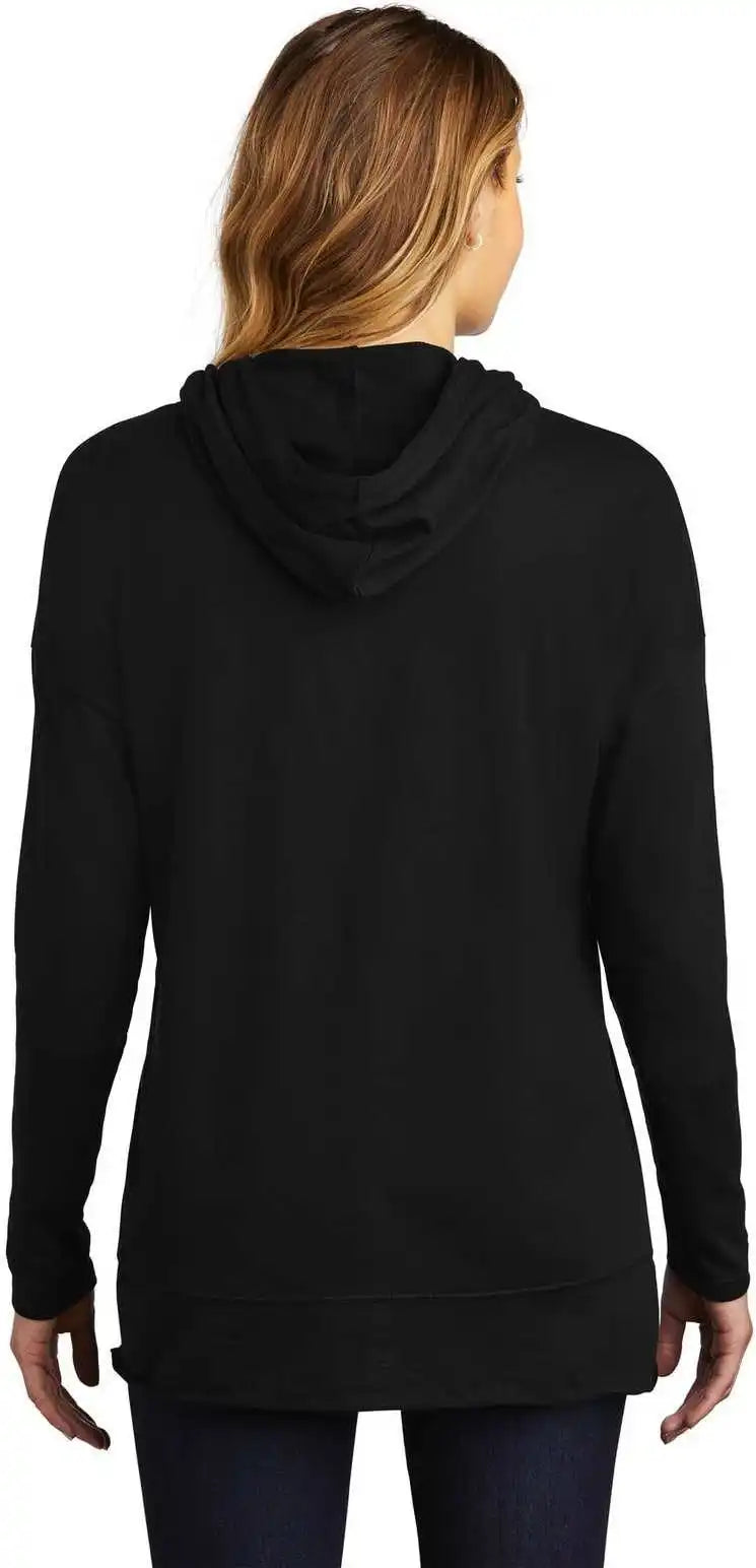 District Dt671 Women’s Featherweight French Terry Hoodie Black