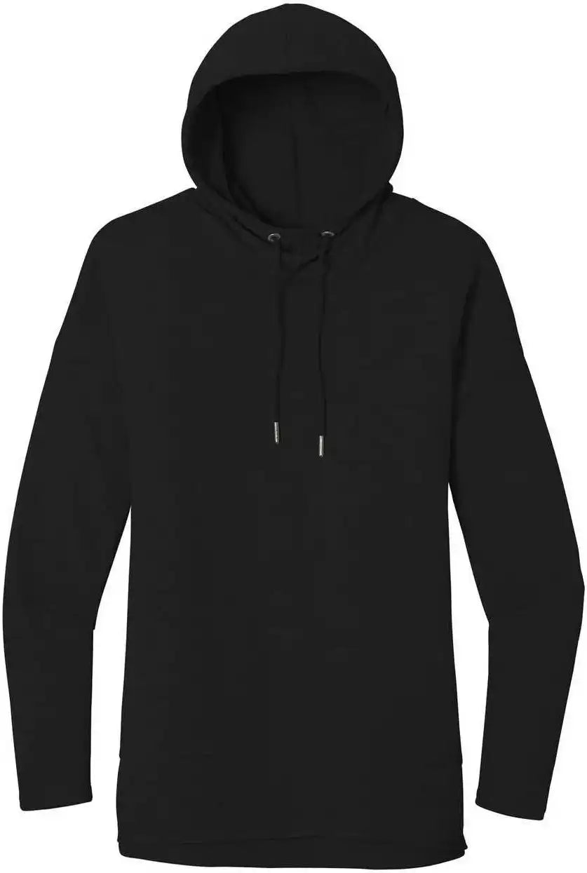 District Dt671 Women’s Featherweight French Terry Hoodie Black