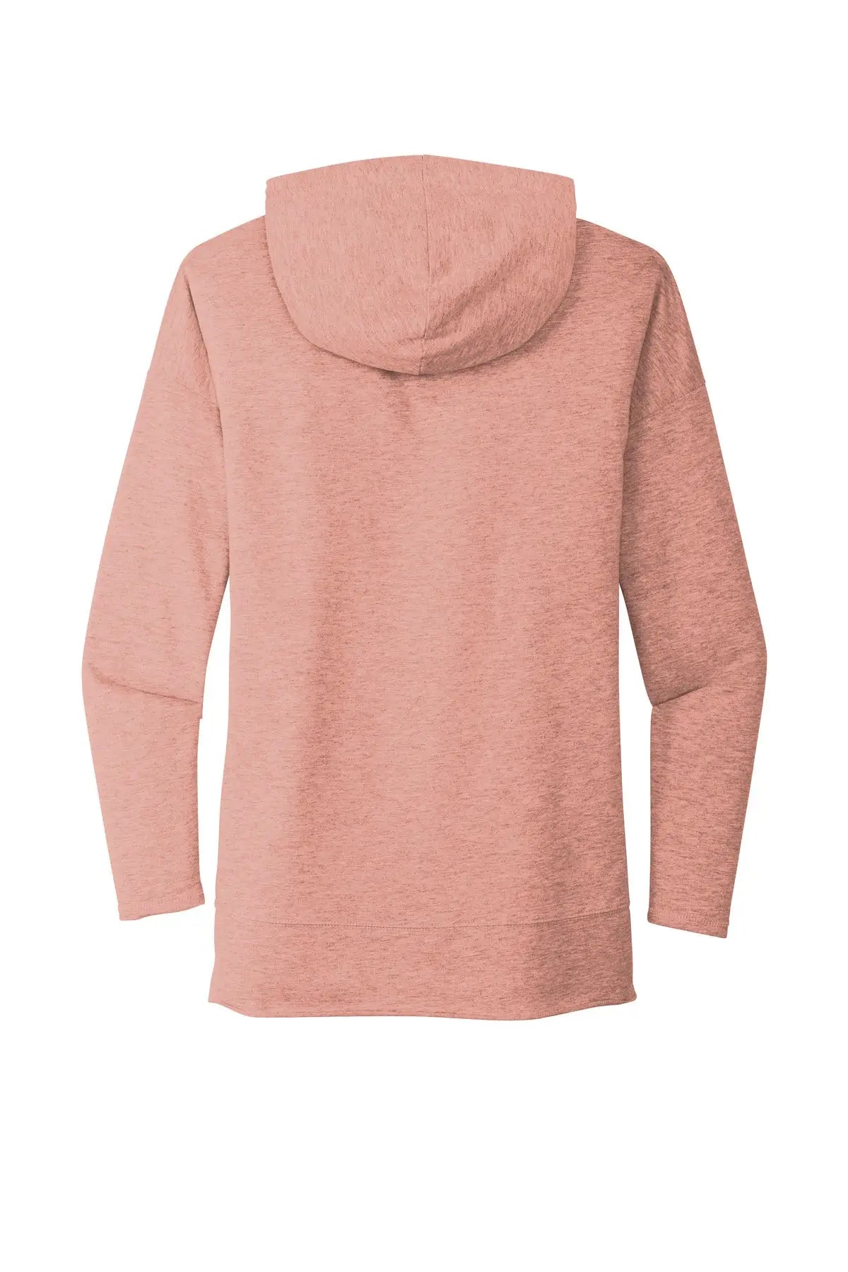 District Dt671 Women’s Featherweight French Terry Hoodie - Nostalgia Rose Heather