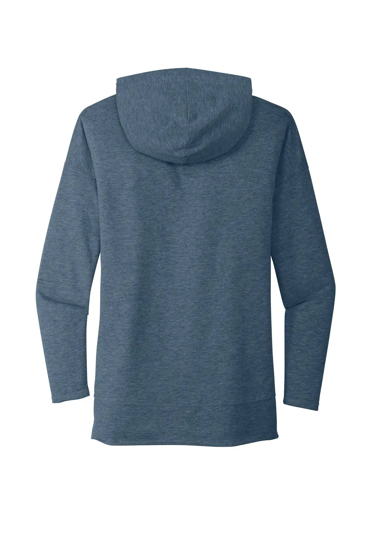 District Dt671 Women’s Featherweight French Terry Hoodie - Washed Indigo