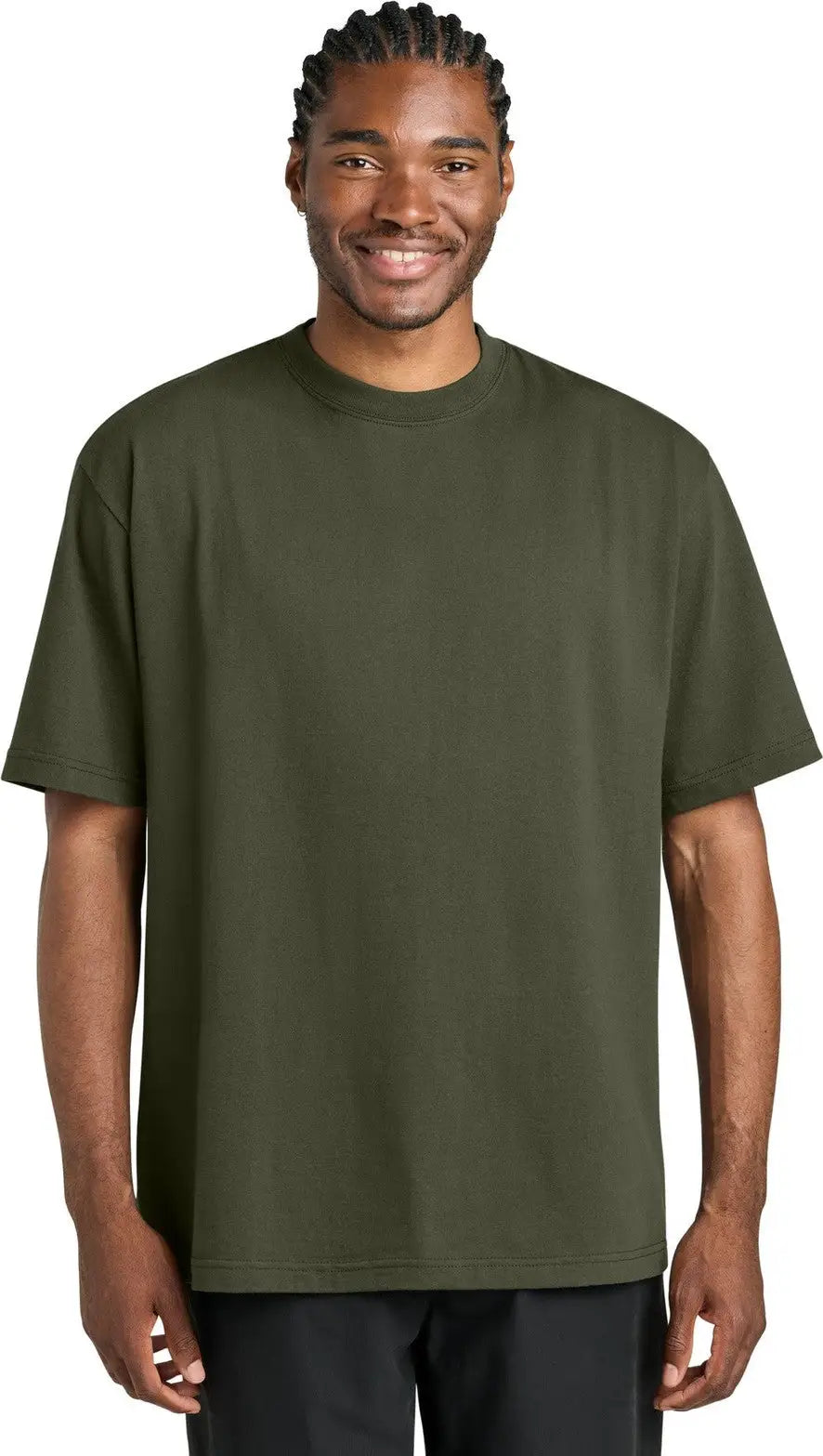 District Dt7075 7-oz. Gritty Tee - Dark Olive