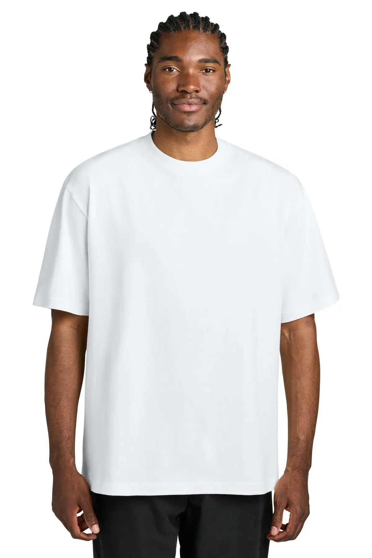 District Dt7075 7-oz. Gritty Tee - White