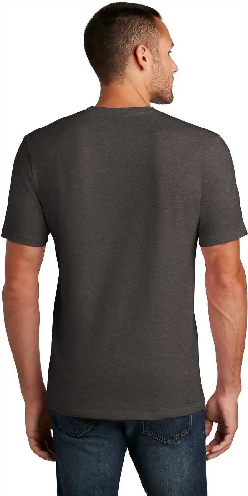 District Dt7500 Flex Tee Heathered Charcoal