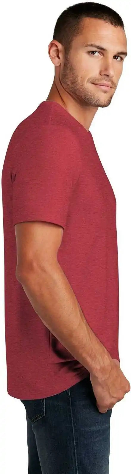 District Dt7500 Flex Tee Heathered Red