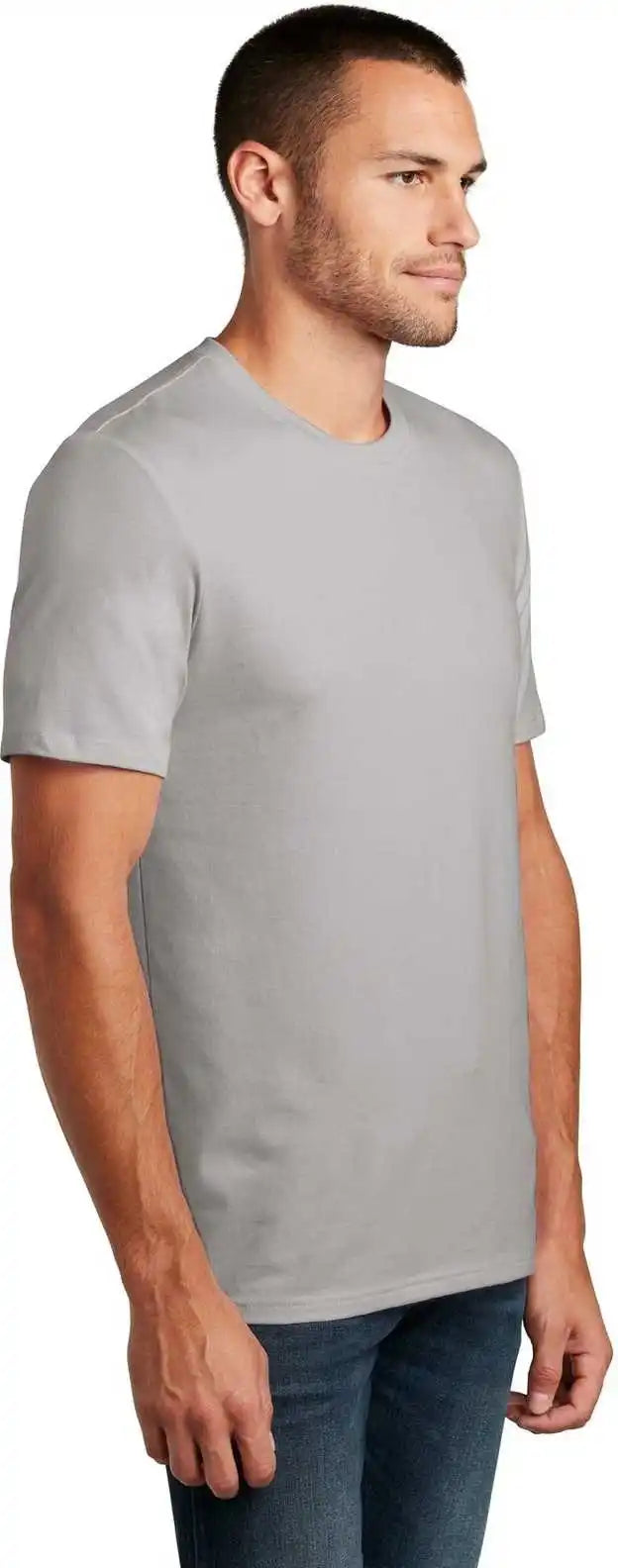District Dt7500 Flex Tee - Silver Mist