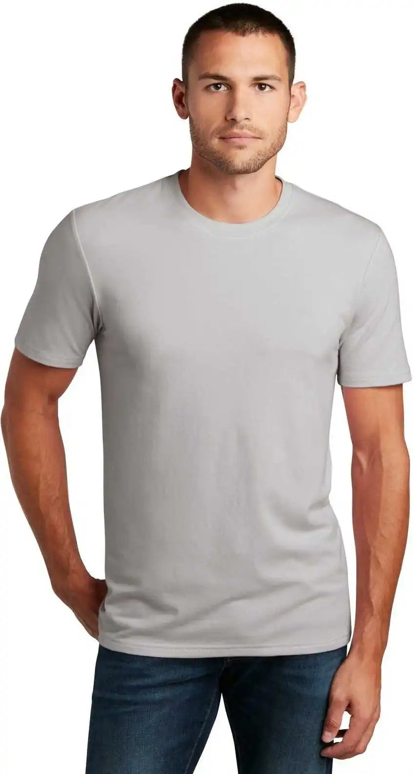 District Dt7500 Flex Tee - Silver Mist