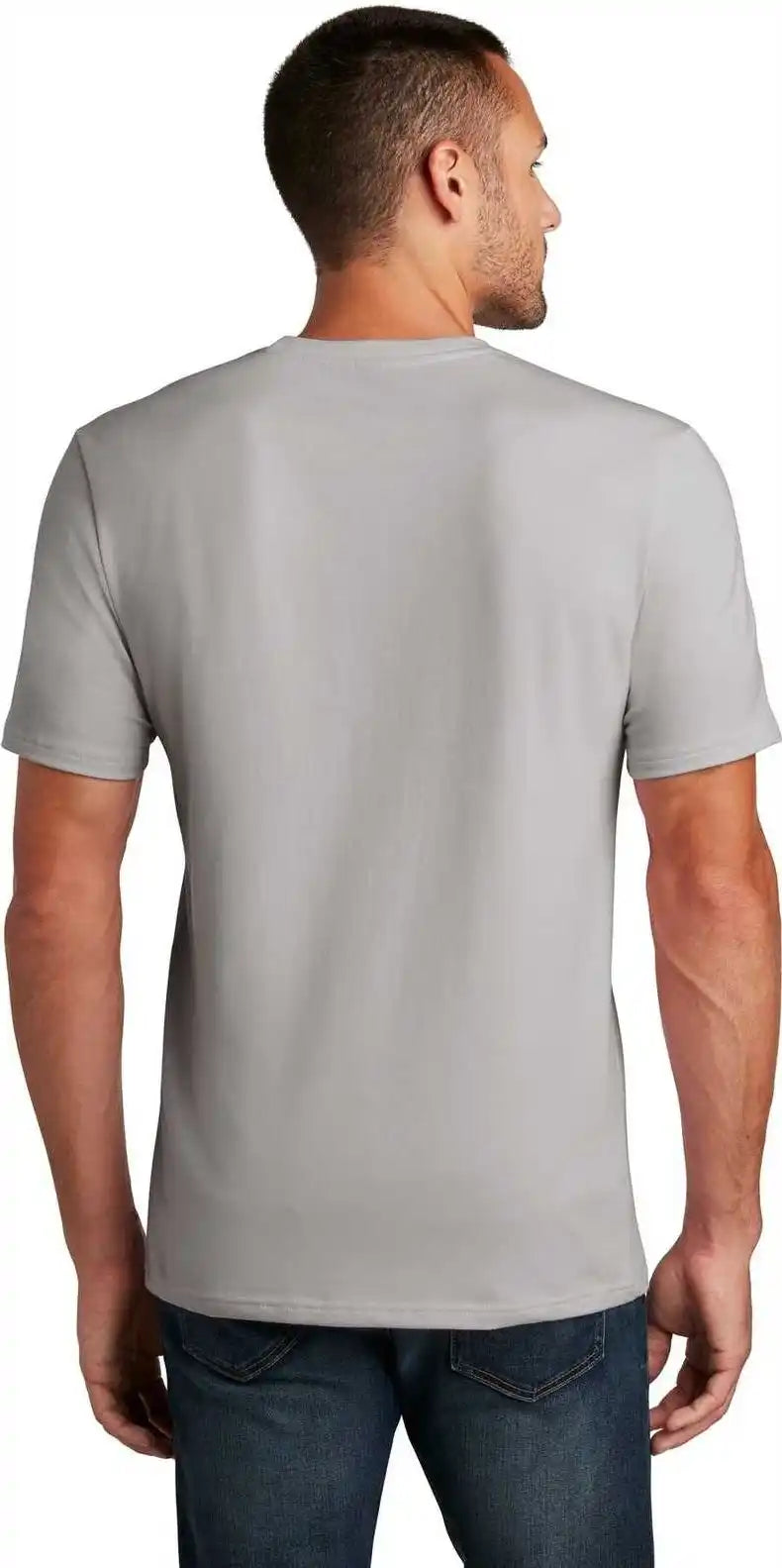 District Dt7500 Flex Tee - Silver Mist