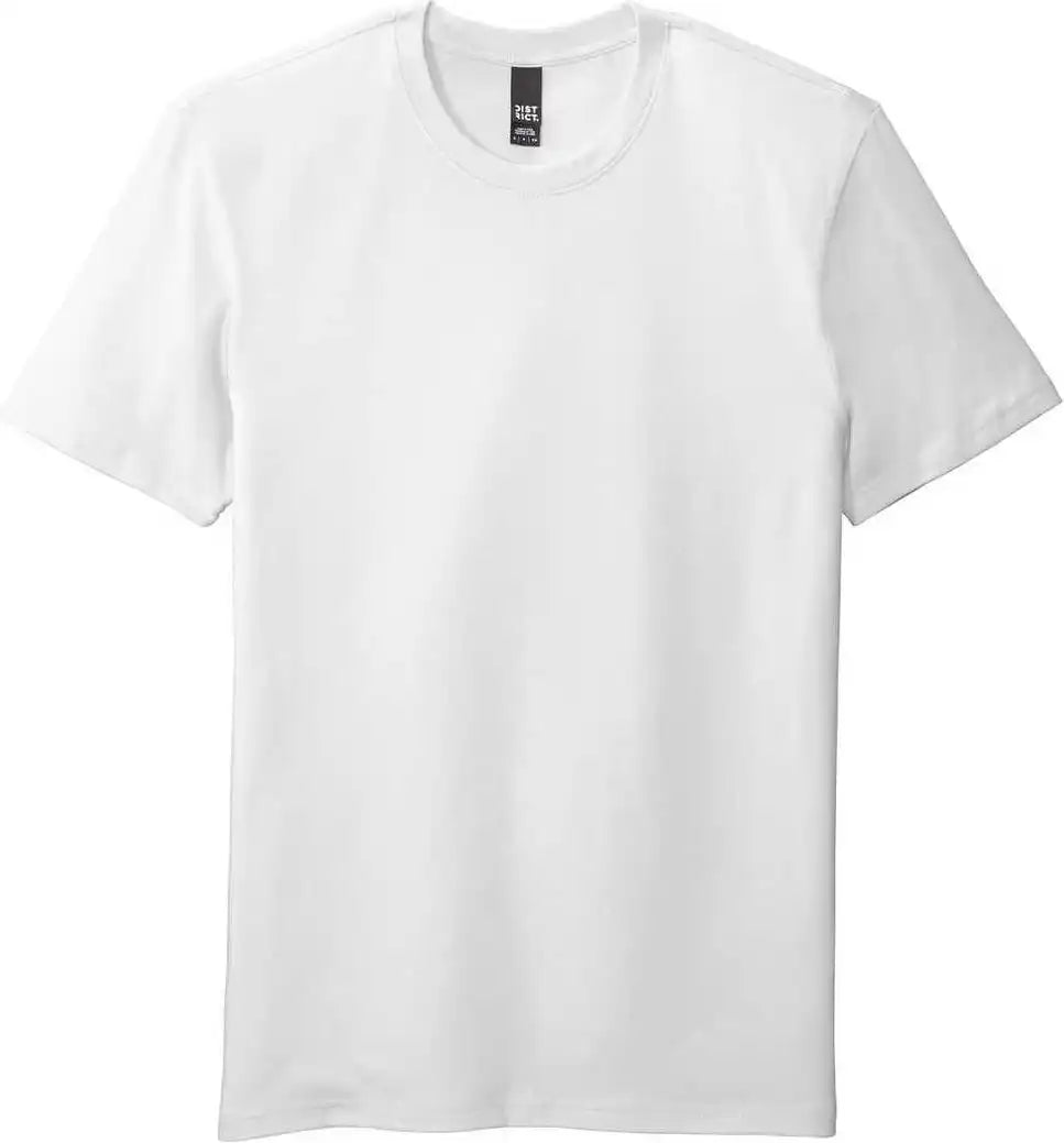 District Dt7500 Flex Tee - White