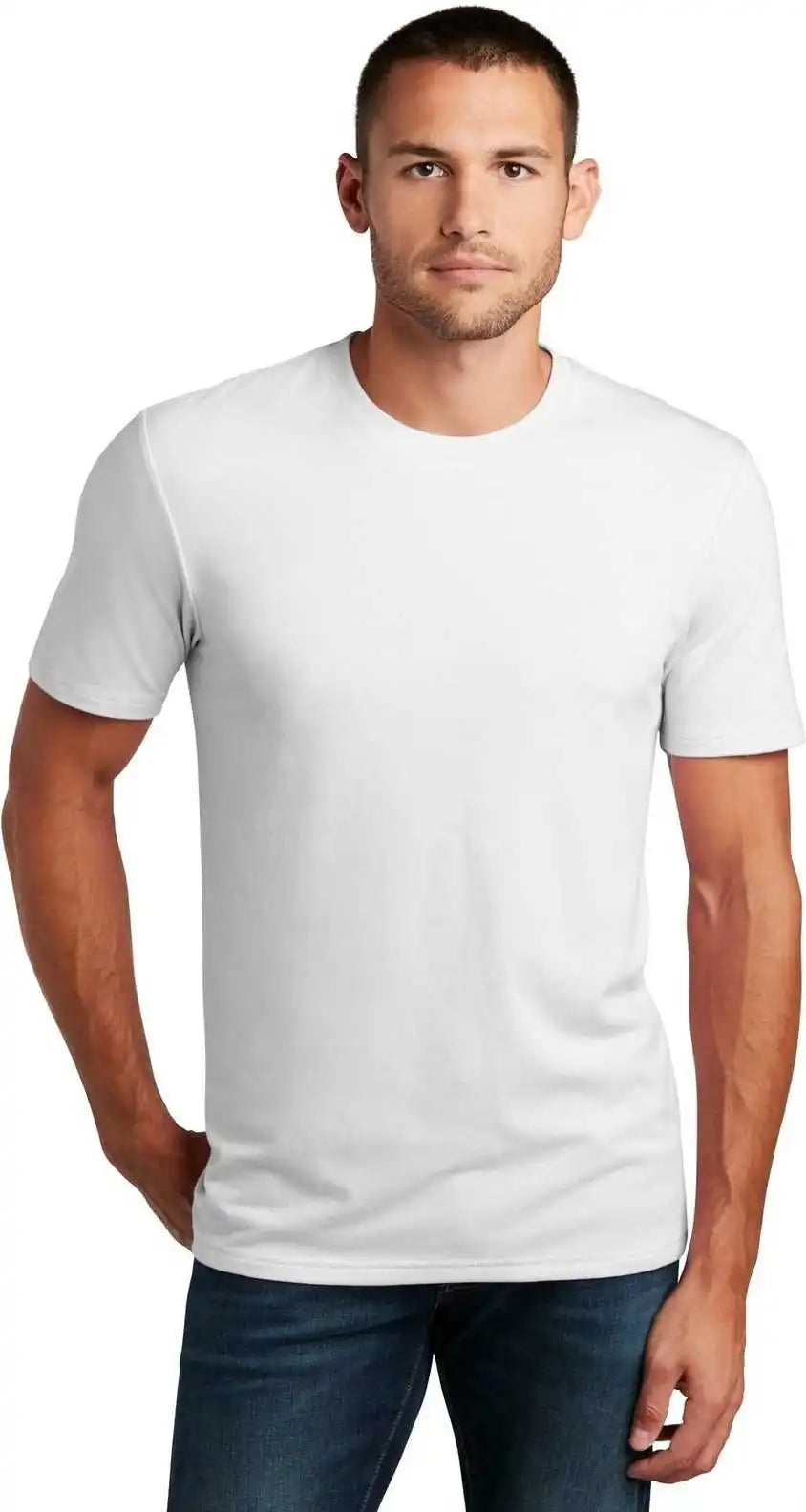 District Dt7500 Flex Tee White