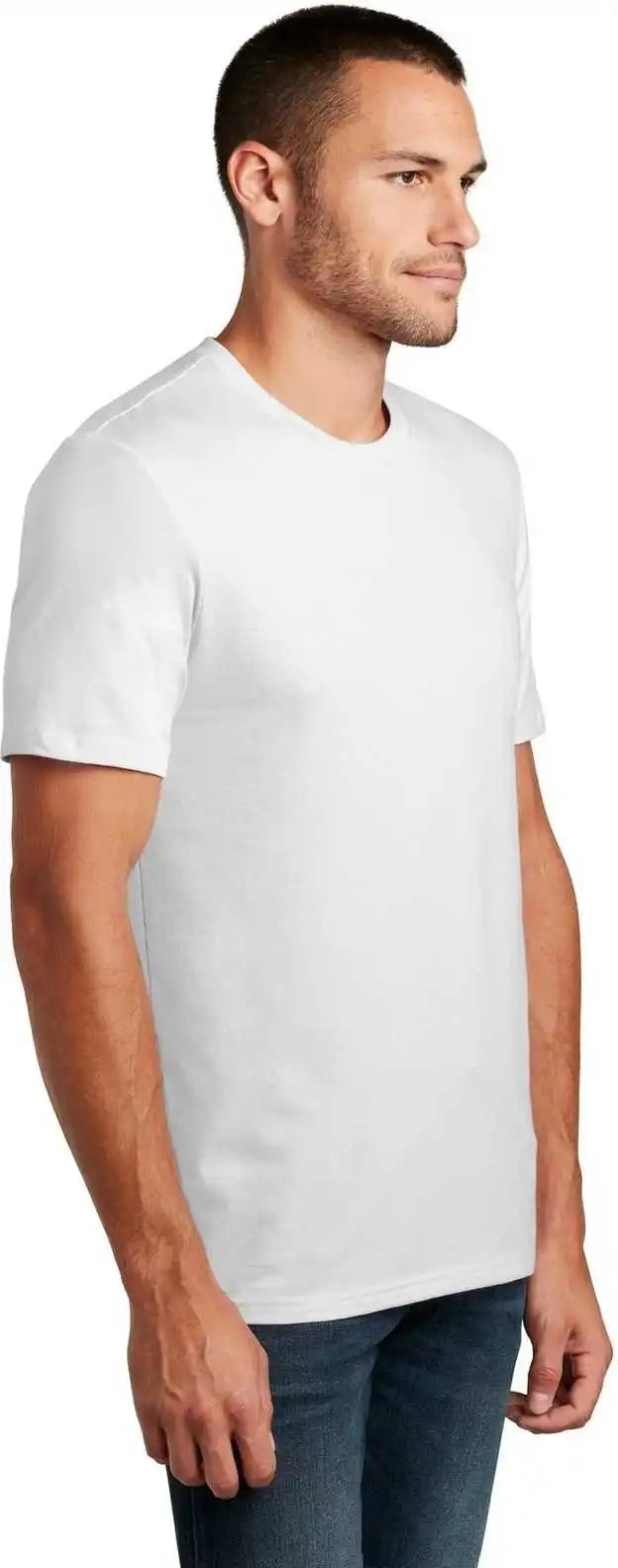 District Dt7500 Flex Tee - White