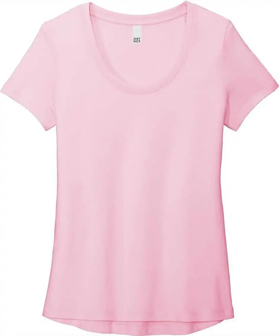 District Dt7501 Womens Flex Scoop Neck Tee - Lilac