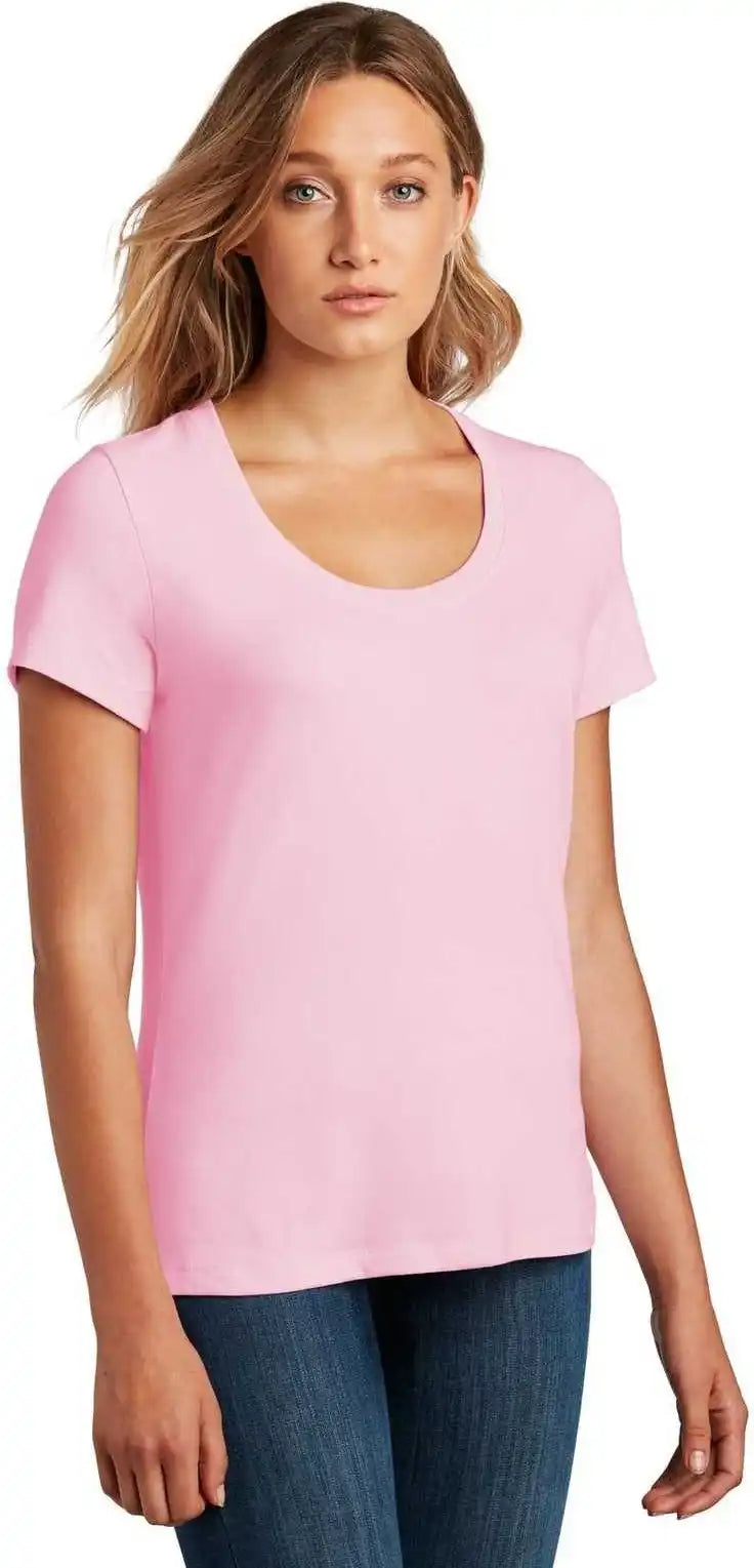 District Dt7501 Womens Flex Scoop Neck Tee - Lilac
