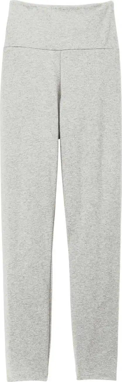District Dt7510 Women’s Flex High Waist Legging Light Heather Grey