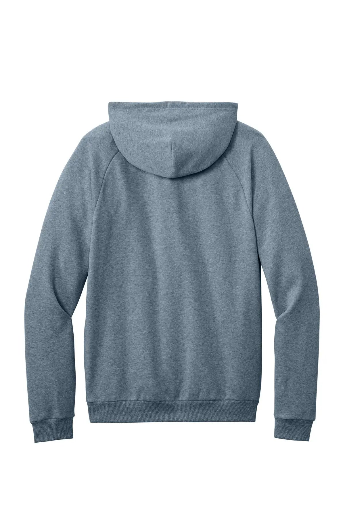 District Dt7800 Cloud Fleece Hoodie - Flint Blue Heather - Adult Xs