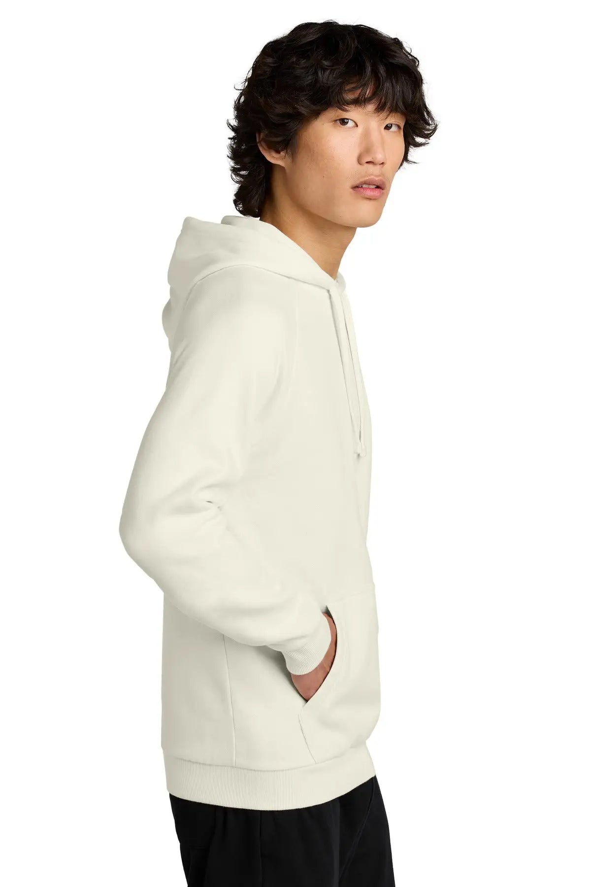 District Dt7800 Cloud Fleece Hoodie - Gardenia
