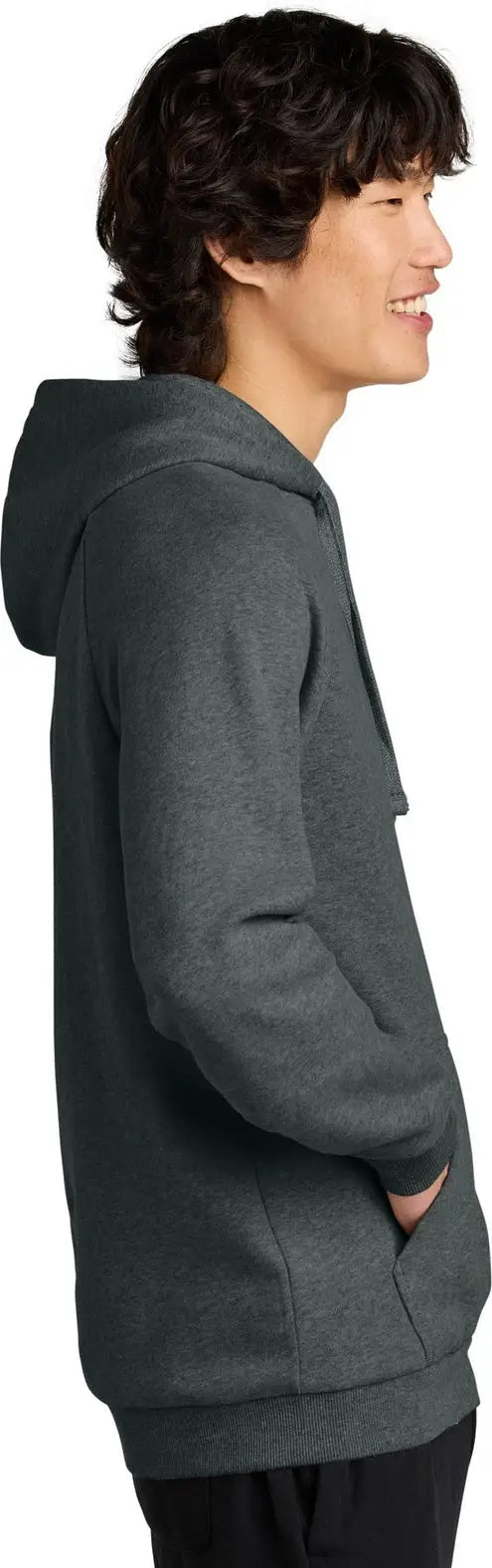 District Dt7800 Cloud Fleece Hoodie - Heathered Charcoal