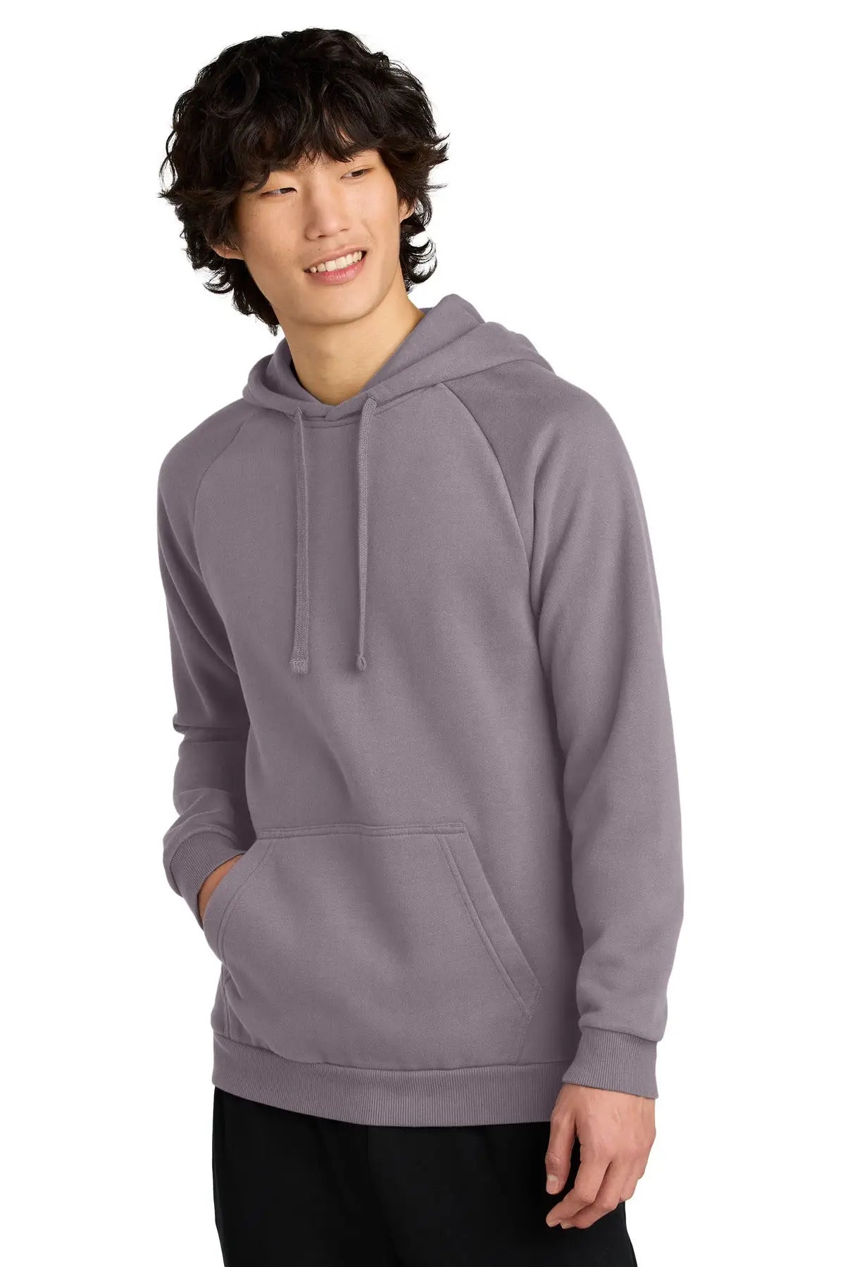 District Dt7800 Cloud Fleece Hoodie - Smoky Amethyst - Adult Xs