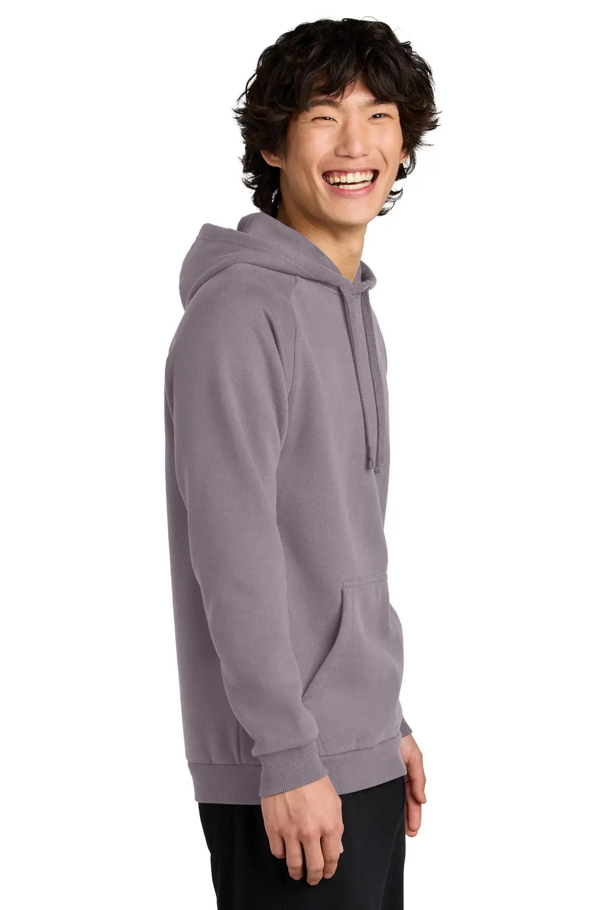 District Dt7800 Cloud Fleece Hoodie - Smoky Amethyst