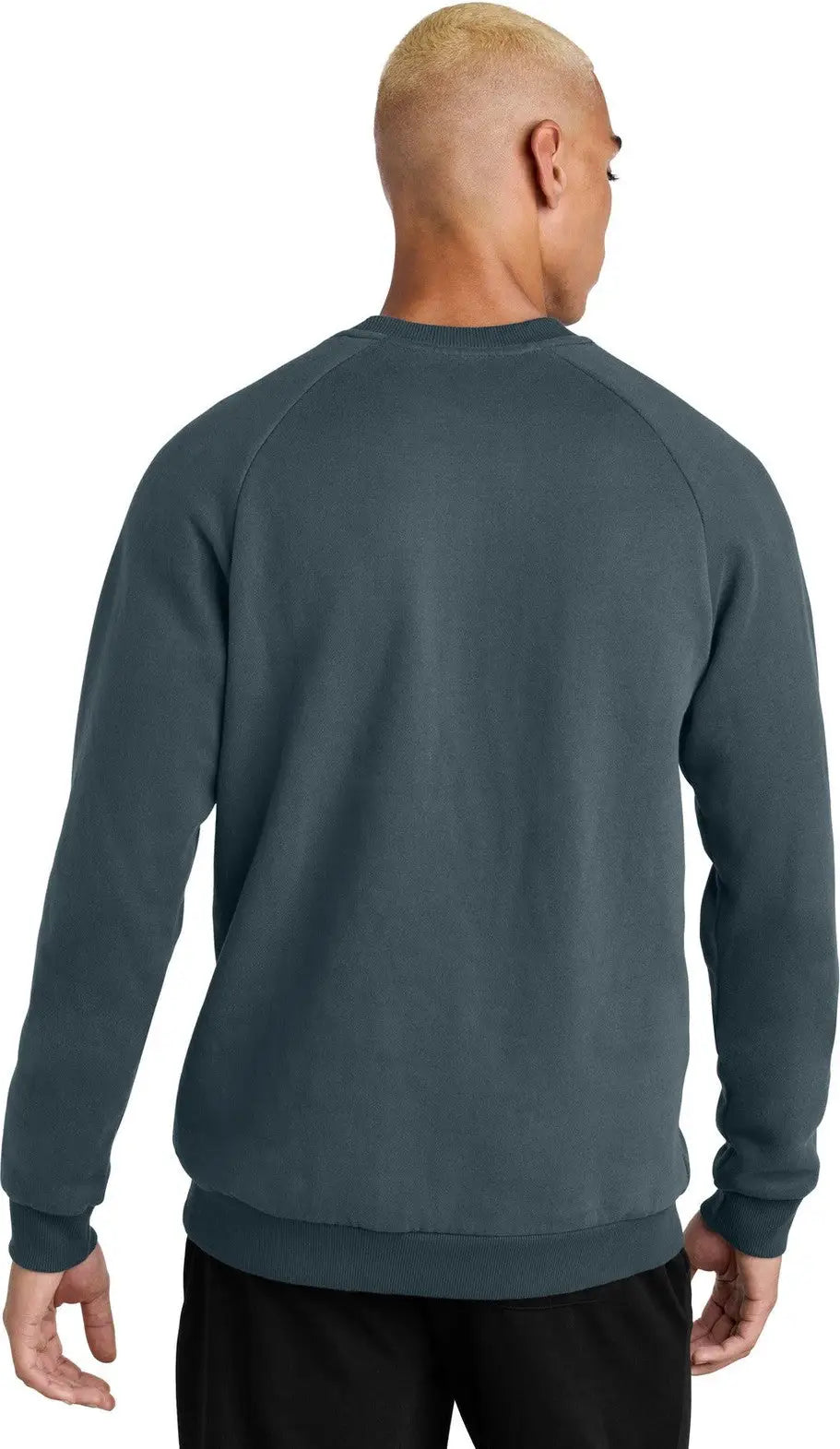 District Dt7804 Cloud Fleece Crew - Deep Steel Blue