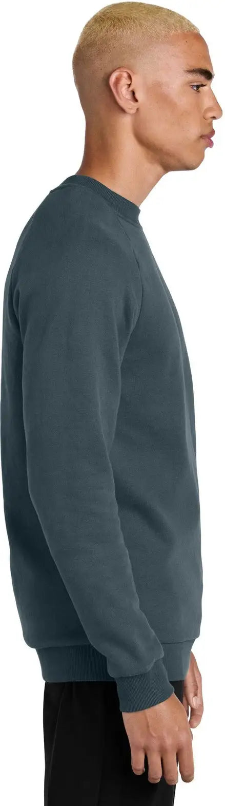 District Dt7804 Cloud Fleece Crew - Deep Steel Blue