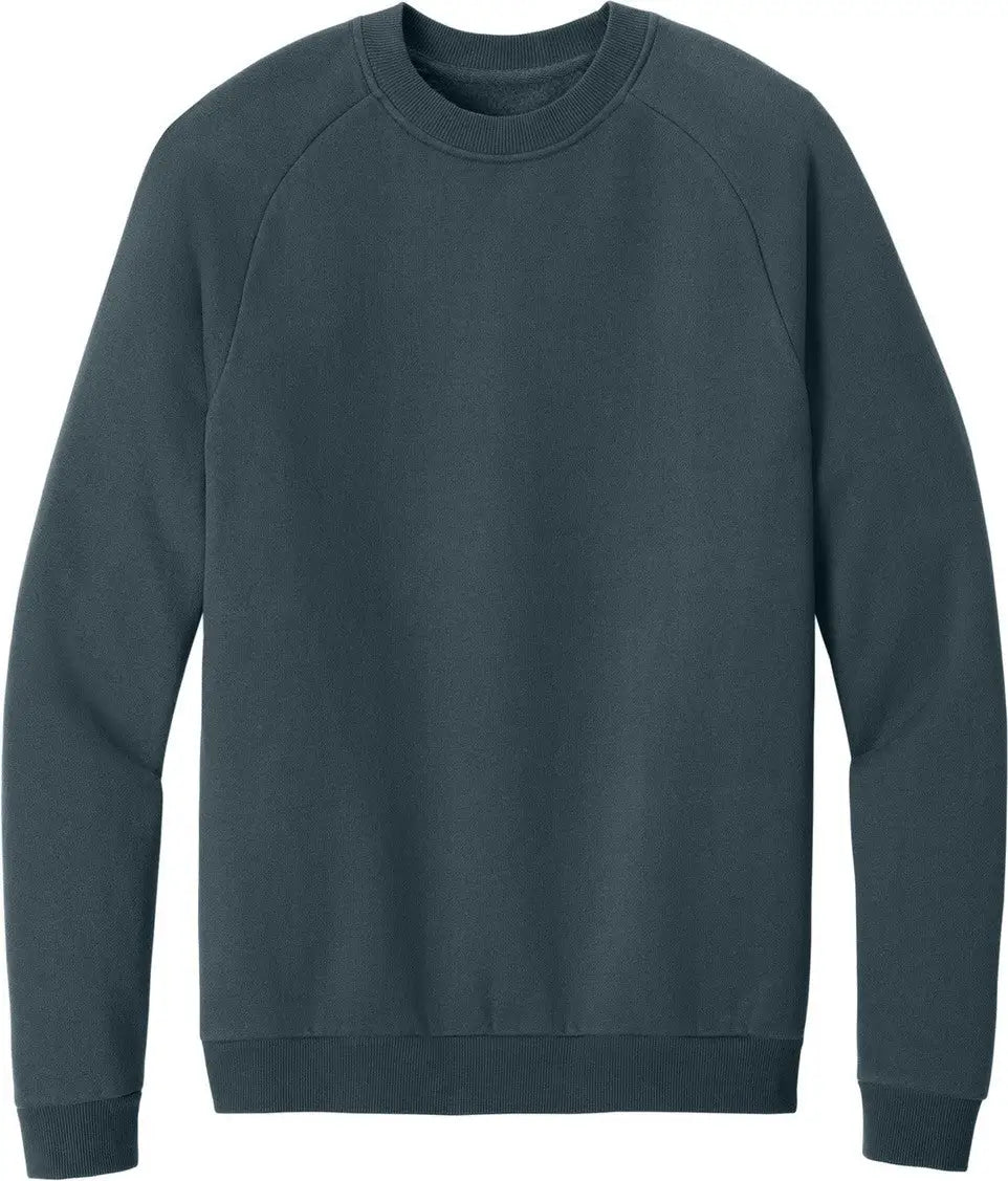 District Dt7804 Cloud Fleece Crew - Deep Steel Blue