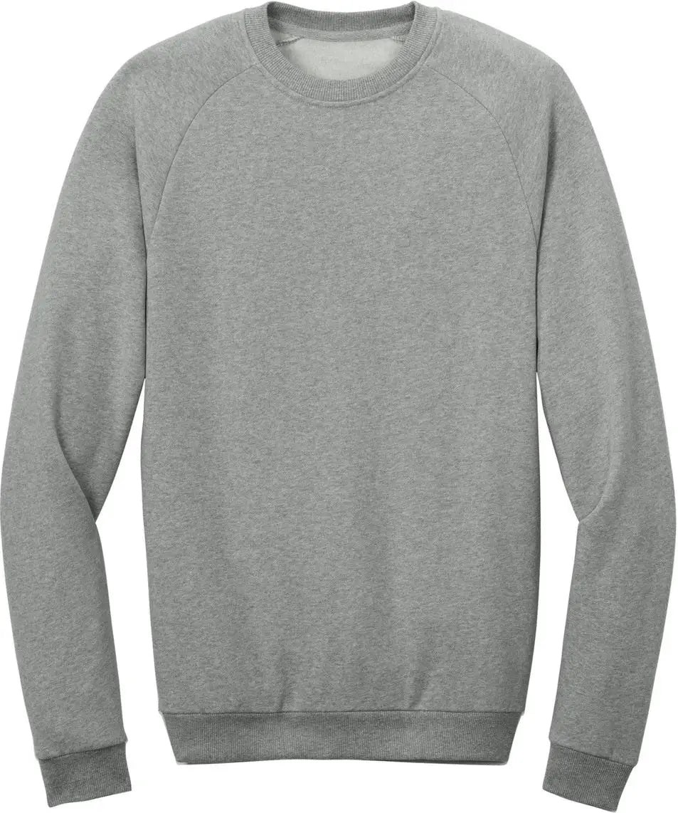 District Dt7804 Cloud Fleece Crew - Heathered Steel