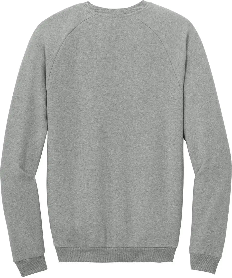 District Dt7804 Cloud Fleece Crew - Heathered Steel