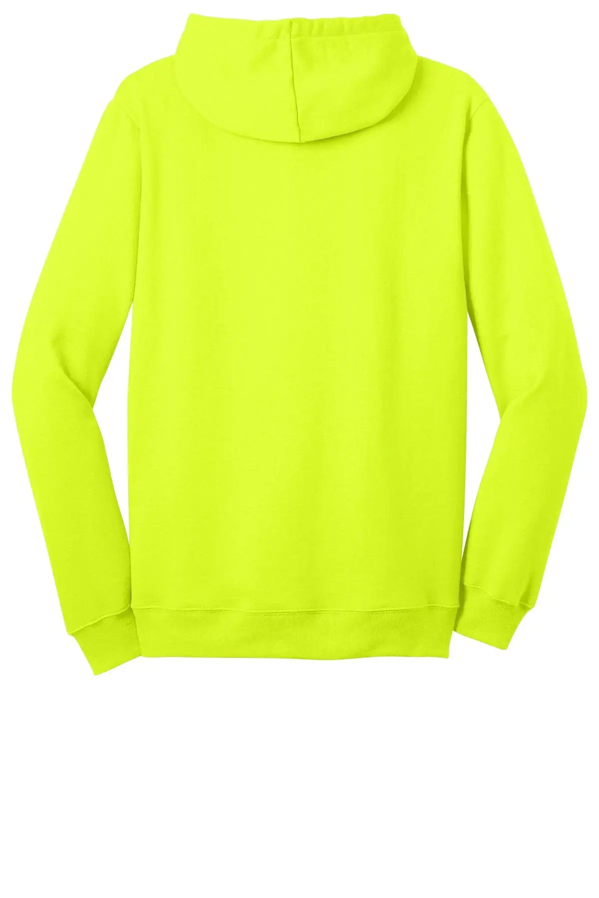 District Dt800 the Concert Fleece Full-zip Hoodie - Neon Yellow