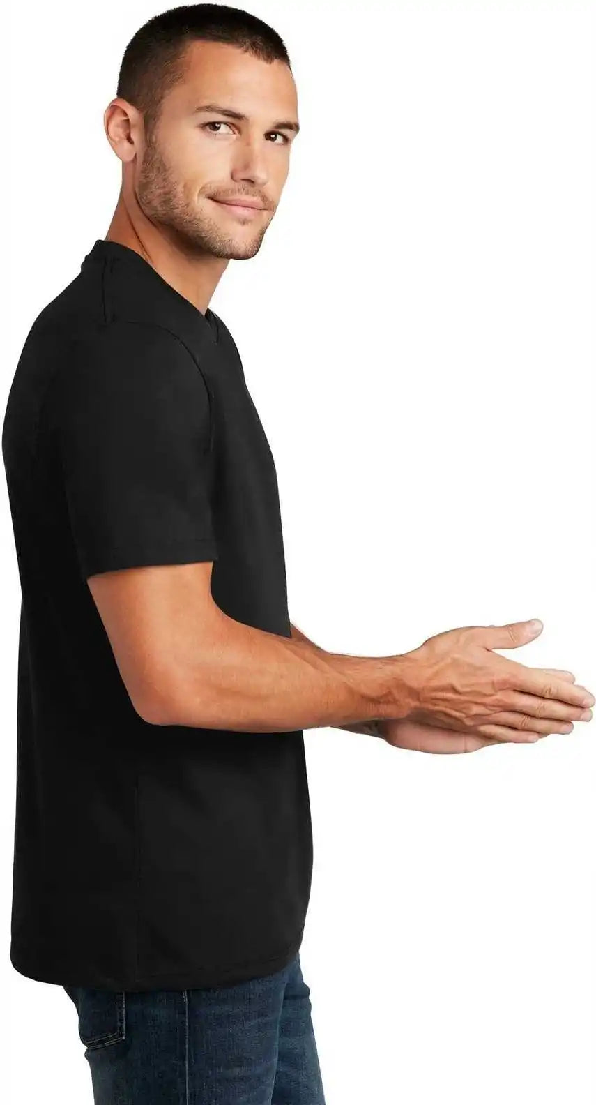 District Dt8000 Re Tee Black