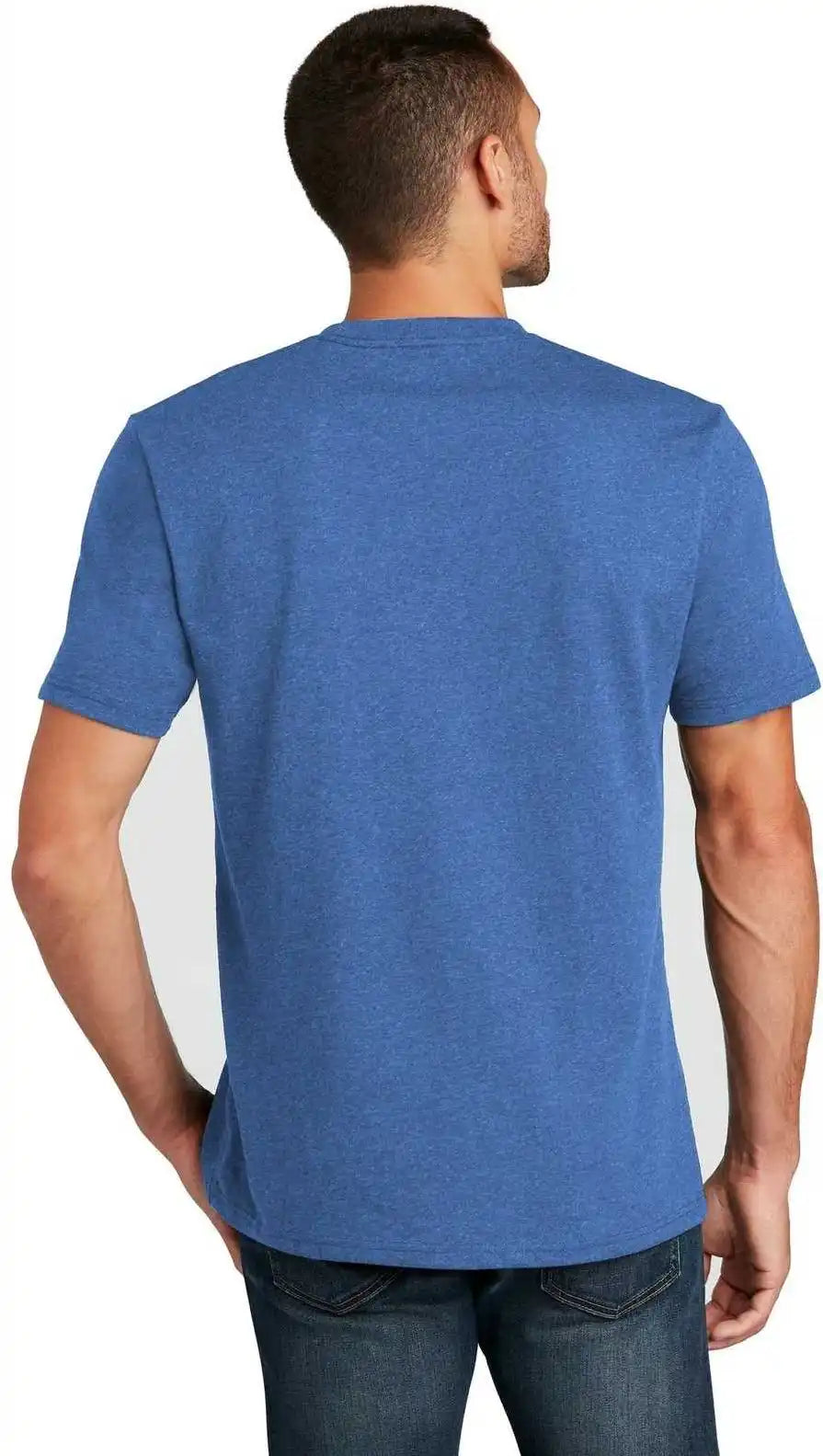 District Dt8000 Re Tee Blue Heather
