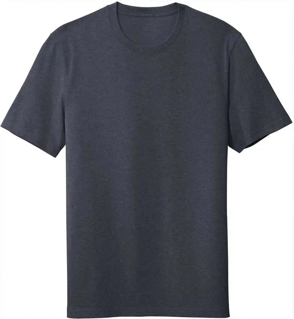District Dt8000 Re Tee Heathered Navy